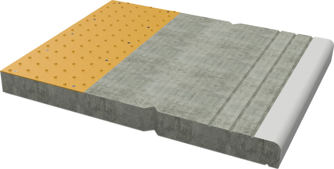 Copalite platform coper unit with integrated tactile surface